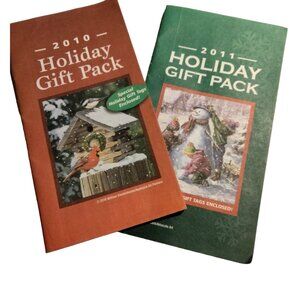 American Lung Association Holiday Gift Pack Christmas Tags 2010 11 Card List Log